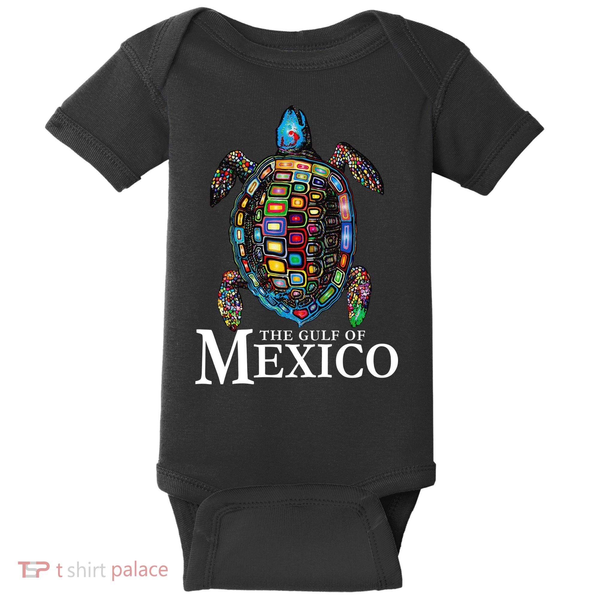 Graphic Sea Turtle Gulf Of Mexico Never Forget Trump Baby Bodysuit
