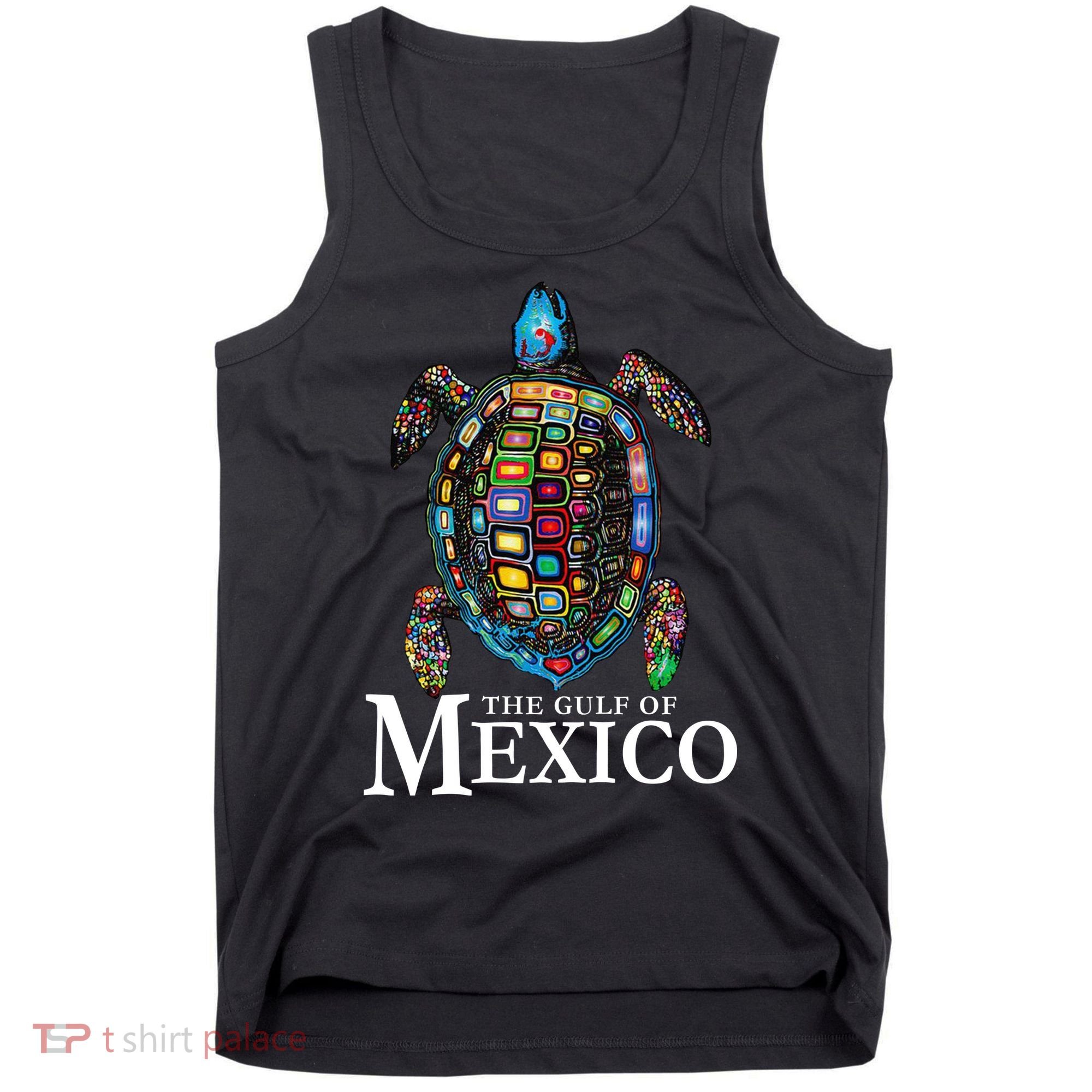 Graphic Sea Turtle Gulf Of Mexico Never Forget Trump Tank Top