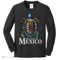 Graphic Sea Turtle Gulf Of Mexico Never Forget Trump Kids Long Sleeve Shirt thumb 0