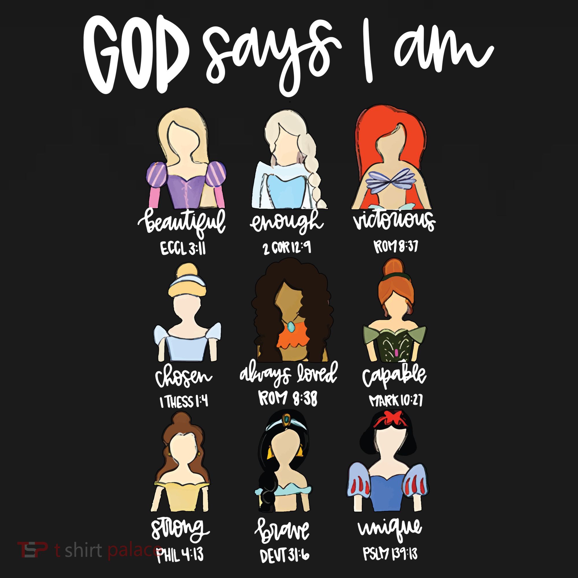 God Says That I Am Princess Squad Apron