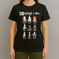 God Says That I Am Princess Squad T-Shirt thumb 4