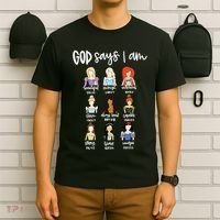 God Says That I Am Princess Squad T-Shirt thumb 6