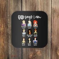 God Says That I Am Princess Squad Coaster thumb 0