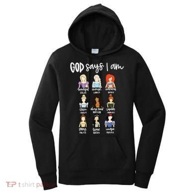 God Says That I Am Princess Squad Women's Hoodie