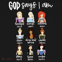 God Says That I Am Princess Squad Ornament thumb 1