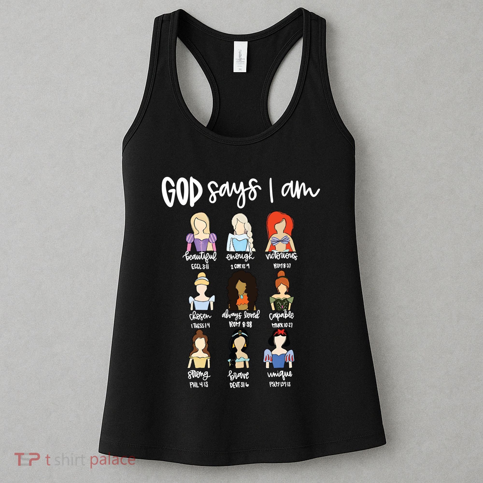 God Says That I Am Princess Squad Women's Tank Top