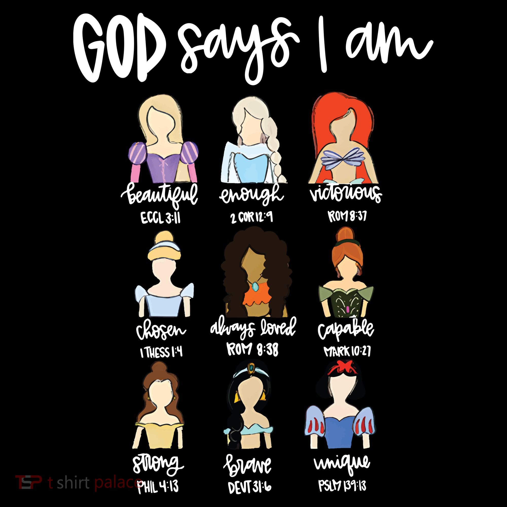 God Says That I Am Princess Squad Baby Bodysuit