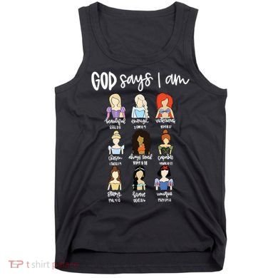 God Says That I Am Princess Squad Tank Top