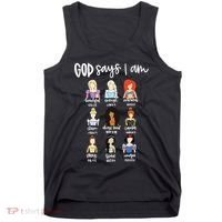 God Says That I Am Princess Squad Tank Top thumb 0