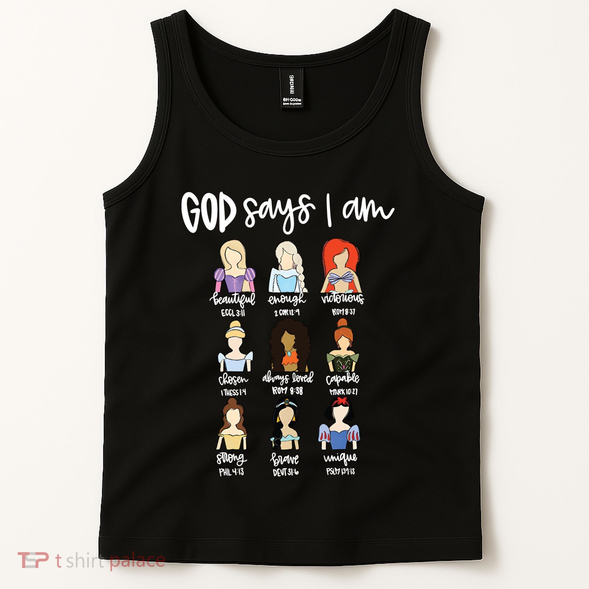 God Says That I Am Princess Squad Tank Top