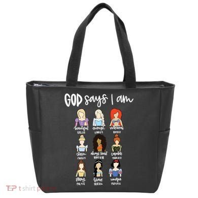 God Says That I Am Princess Squad Tote Bag