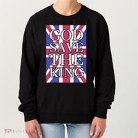 God Save The King British Royal Family Uk Union Jack Flag Gift Women's Sweatshirt thumb 0