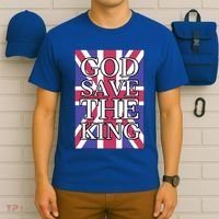 God Save The King British Royal Family Uk Union Jack Flag Gift T-Shirt thumb 6