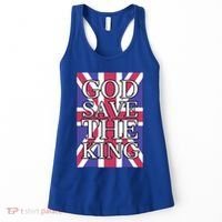 God Save The King British Royal Family Uk Union Jack Flag Gift Women's Tank Top thumb 0