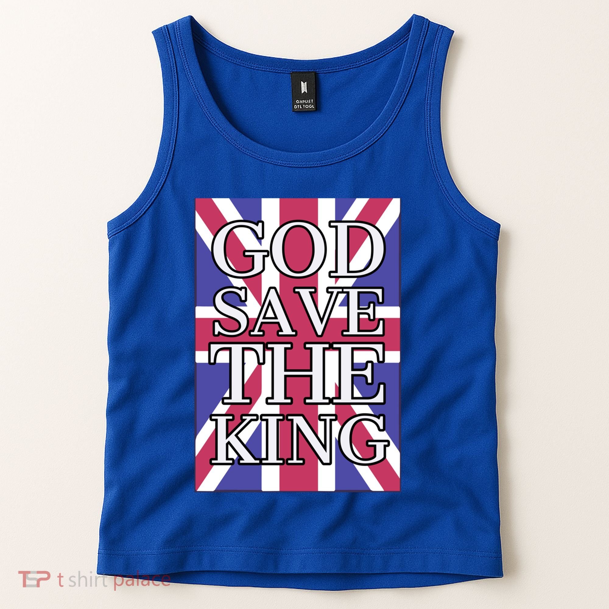 God Save The King British Royal Family Uk Union Jack Flag Gift Tank Top