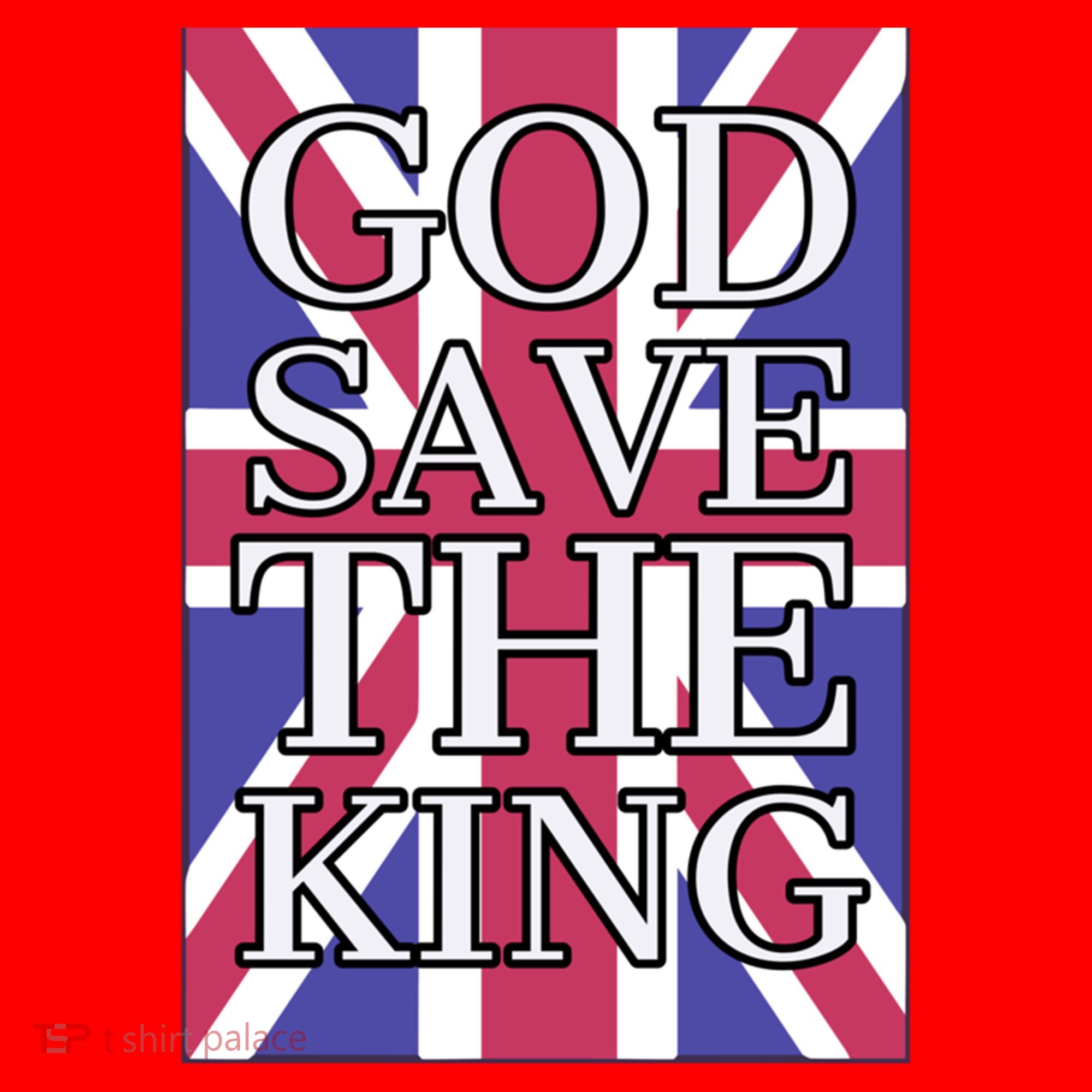 God Save The King British Royal Family Uk Union Jack Flag Gift Santa Hat