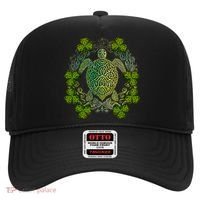Green Sea Turtle Mandala Irish Shamrock Clover St Patricks Hat thumb 0