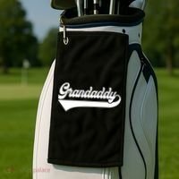 Grandaddy Soon To Be New Grandaddy Funny FatherS Day Gift Golf Towel thumb 2