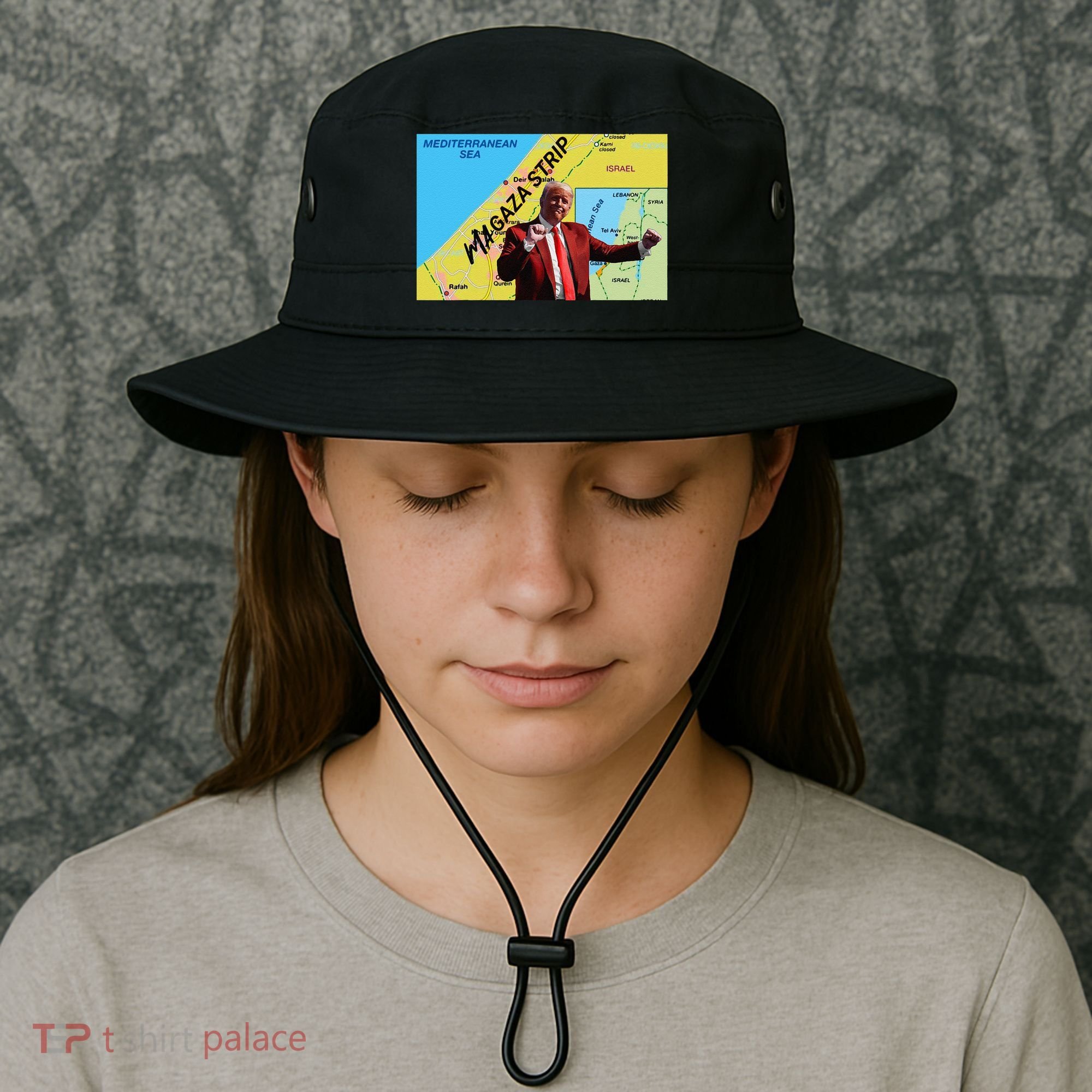 Gaza Strip Trump Magaza Strip Bucket Hat