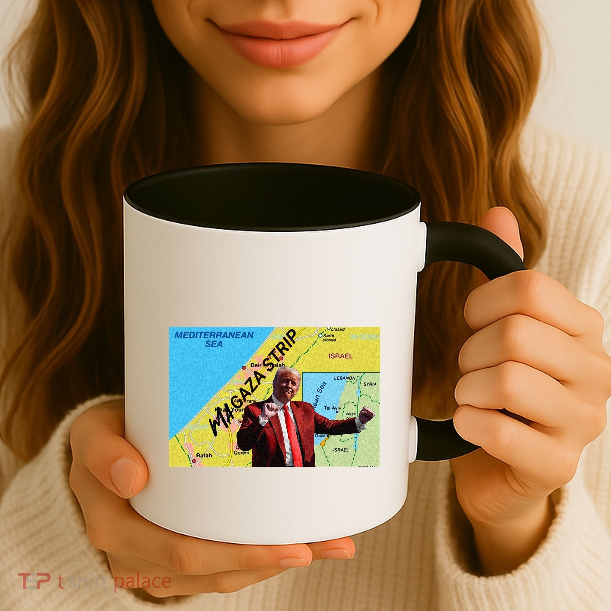 Gaza Strip Trump Magaza Strip Coffee Mug