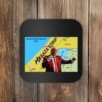 Gaza Strip Trump Magaza Strip Coaster thumb 0