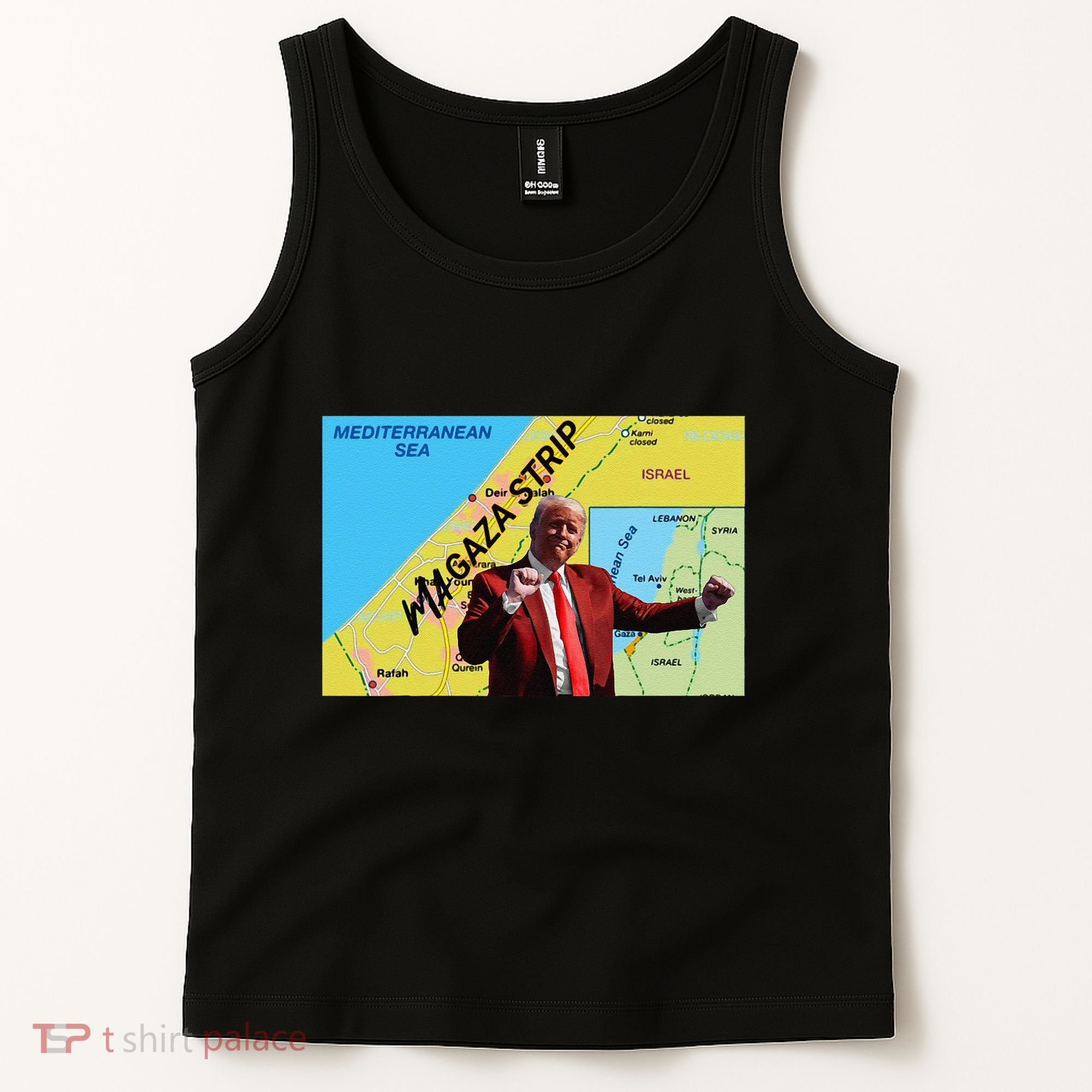 Gaza Strip Trump Magaza Strip Tank Top