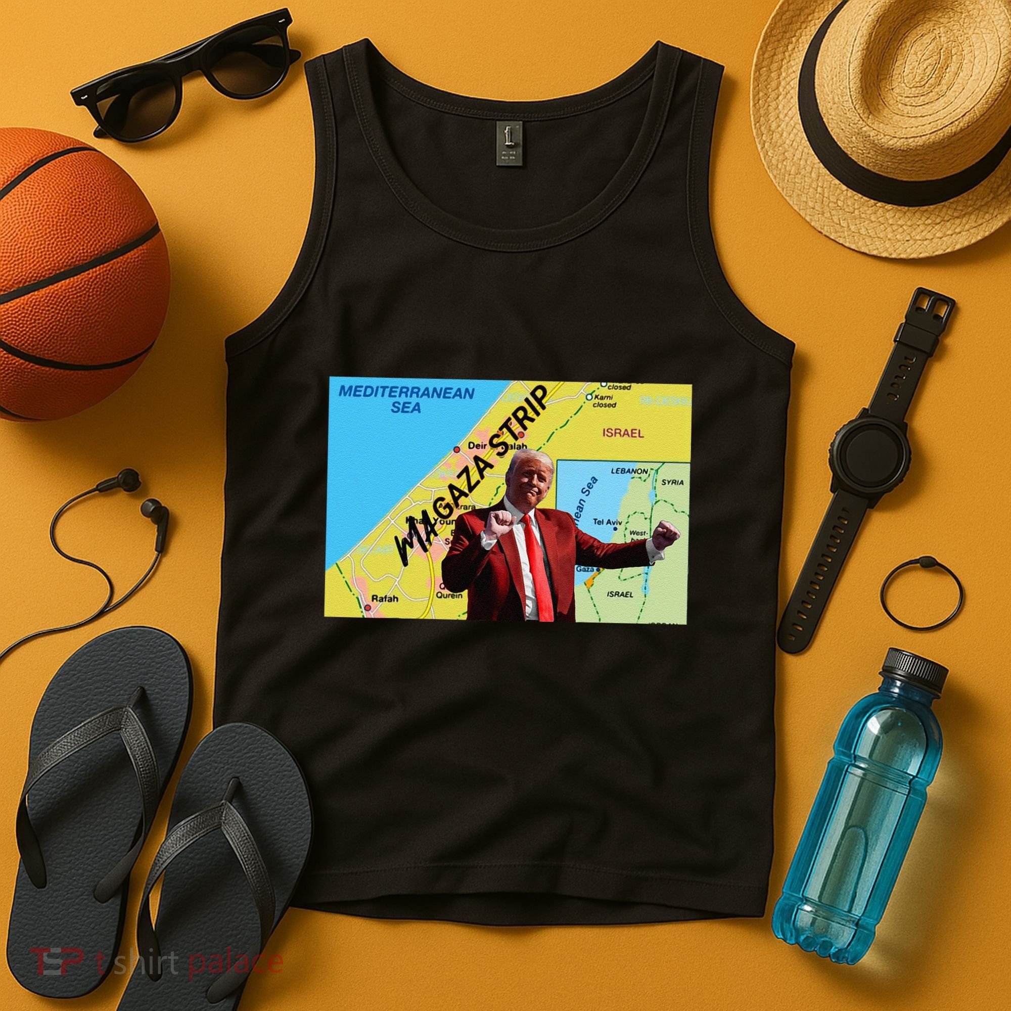 Gaza Strip Trump Magaza Strip Tank Top