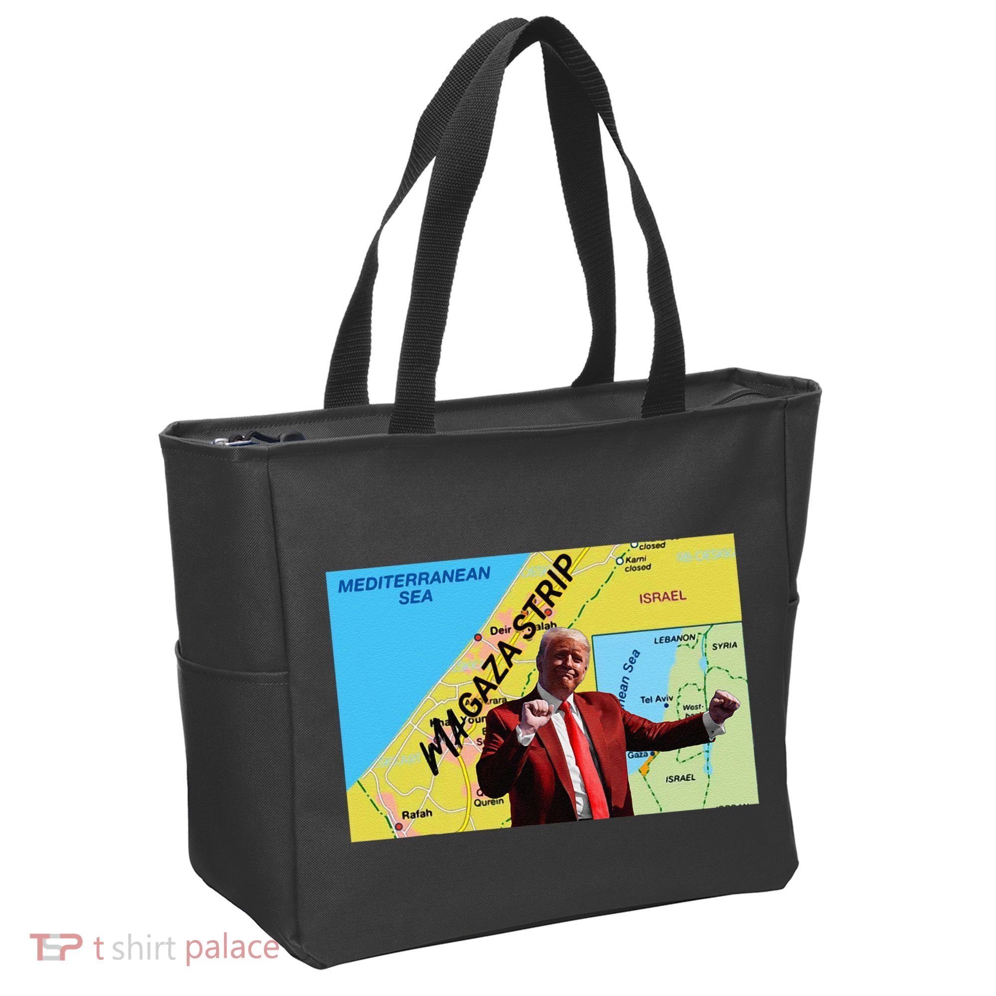 Gaza Strip Trump Magaza Strip Tote Bag