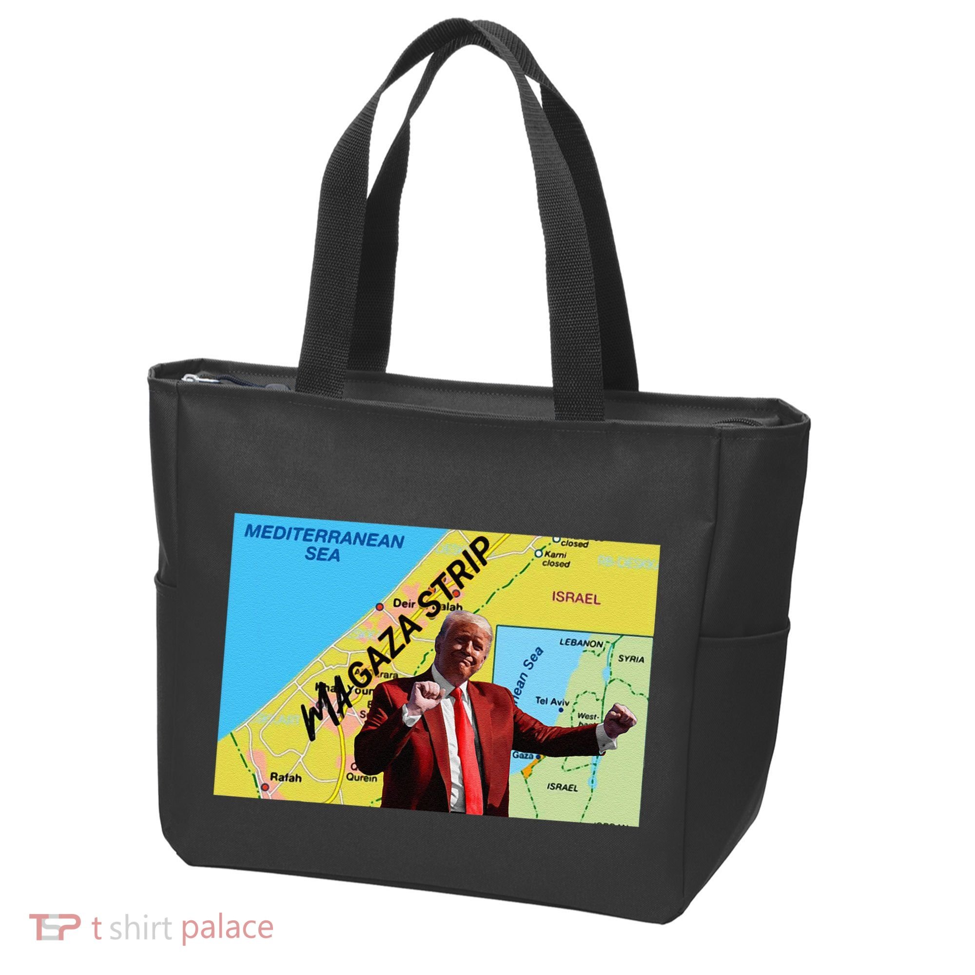Gaza Strip Trump Magaza Strip Tote Bag