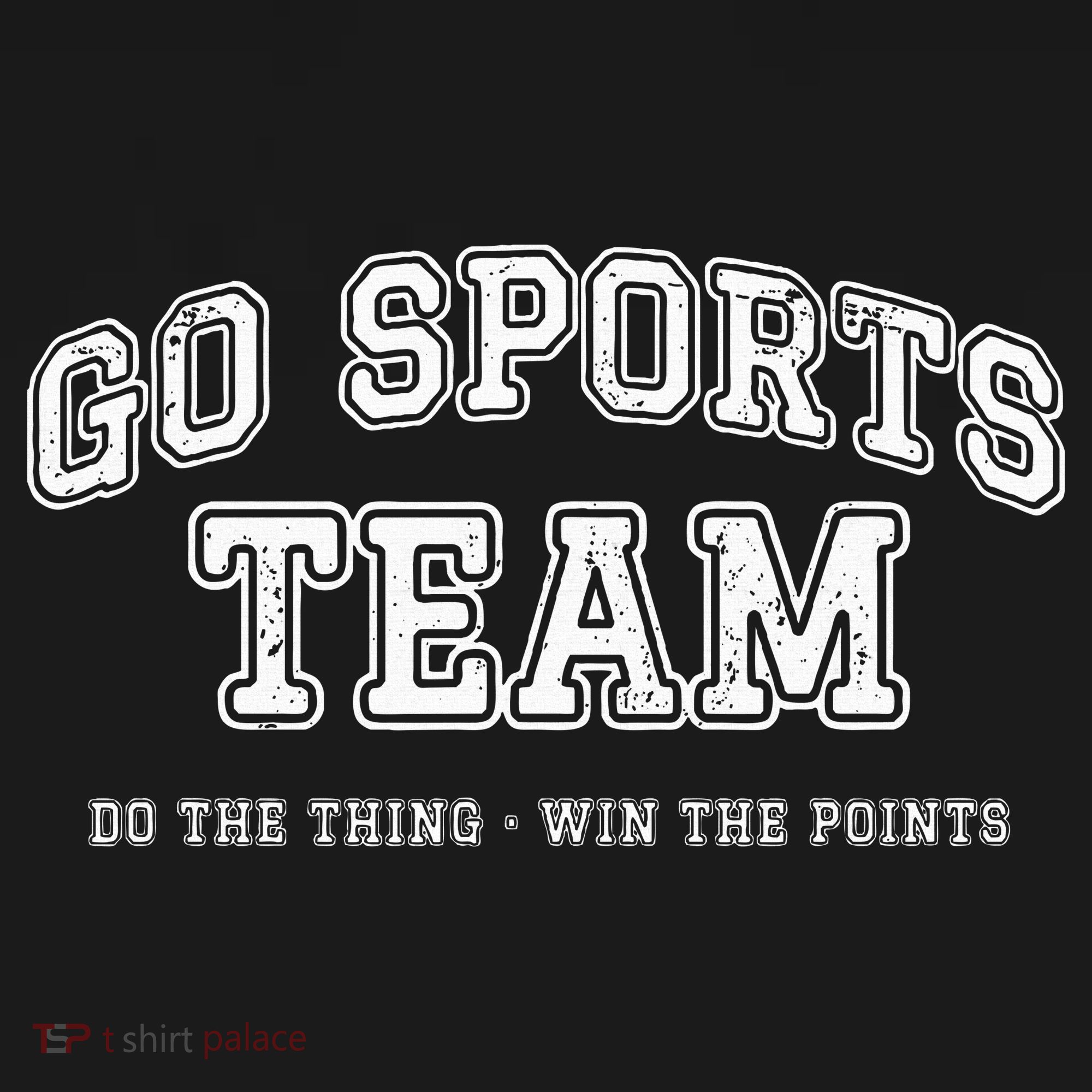 Go Sports Team Do The Thing Win The Points Funny Athletic Women's Tank Top