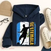 Guatemalan Soccer Team Guatemala Flag Jersey Hoodie thumb 4
