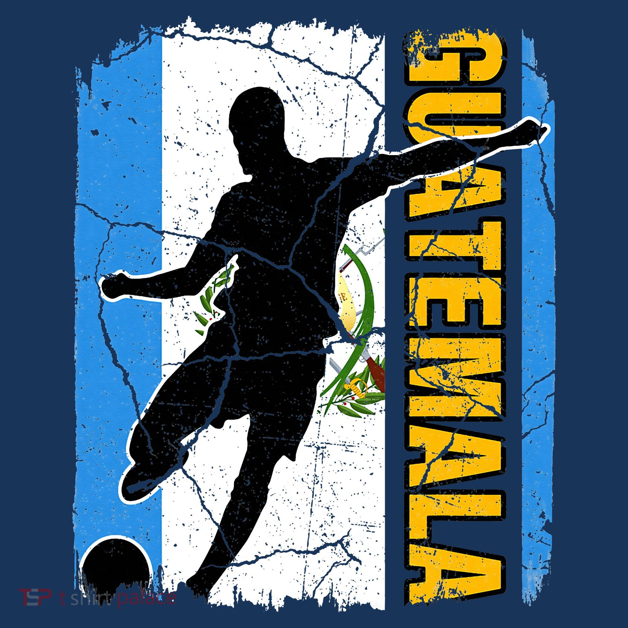 Guatemalan Soccer Team Guatemala Flag Jersey Mousepad