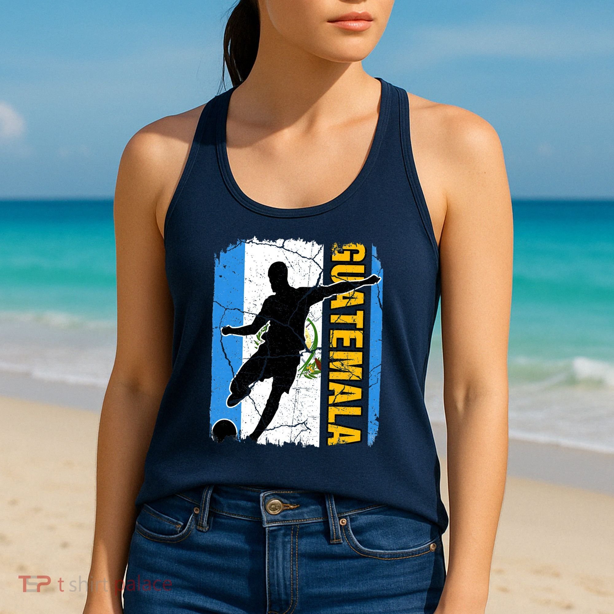 Guatemalan Soccer Team Guatemala Flag Jersey Women's Tank Top