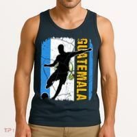 Guatemalan Soccer Team Guatemala Flag Jersey Tank Top thumb 3