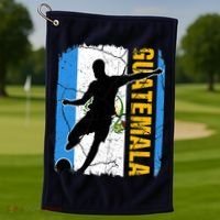 Guatemalan Soccer Team Guatemala Flag Jersey Golf Towel thumb 1