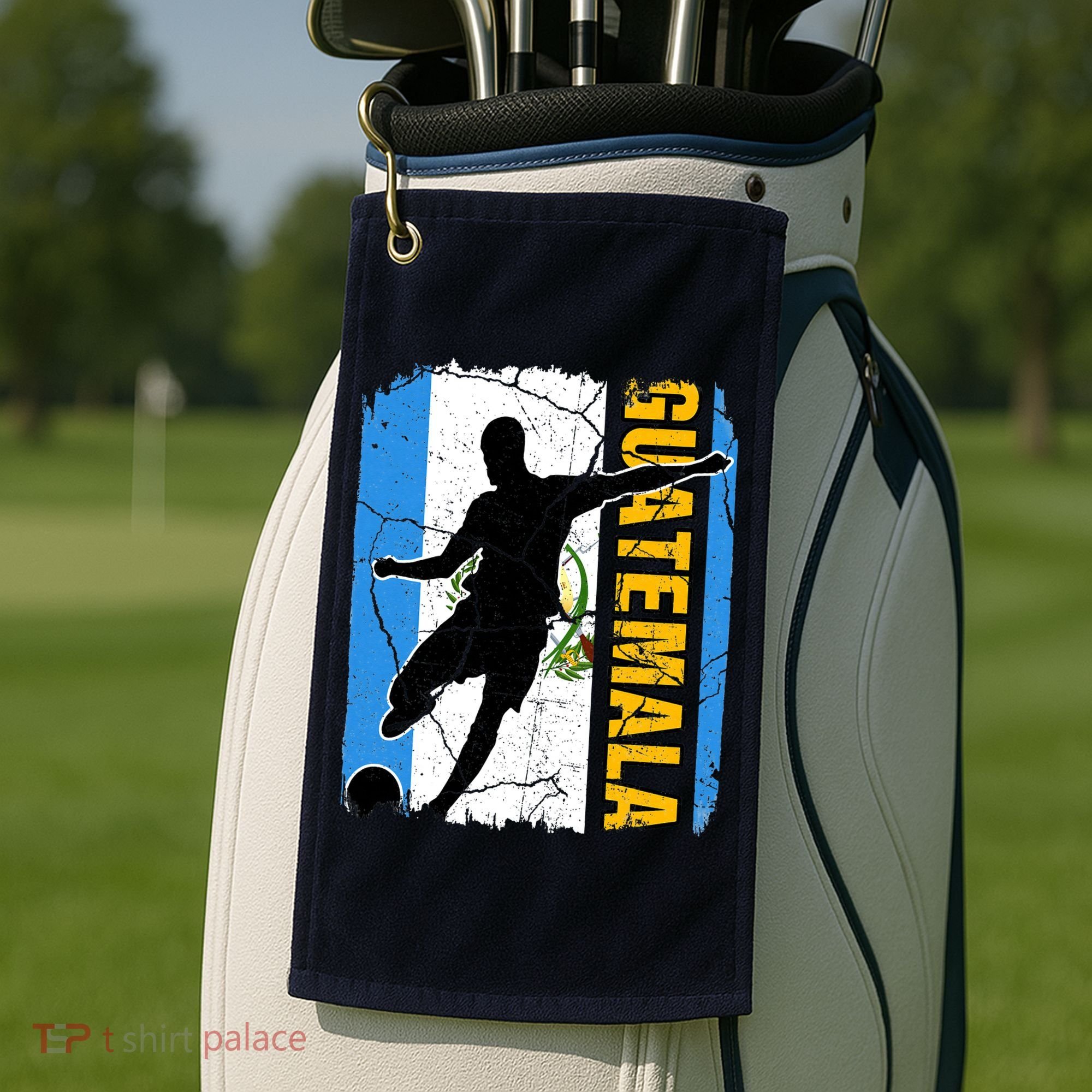 Guatemalan Soccer Team Guatemala Flag Jersey Golf Towel