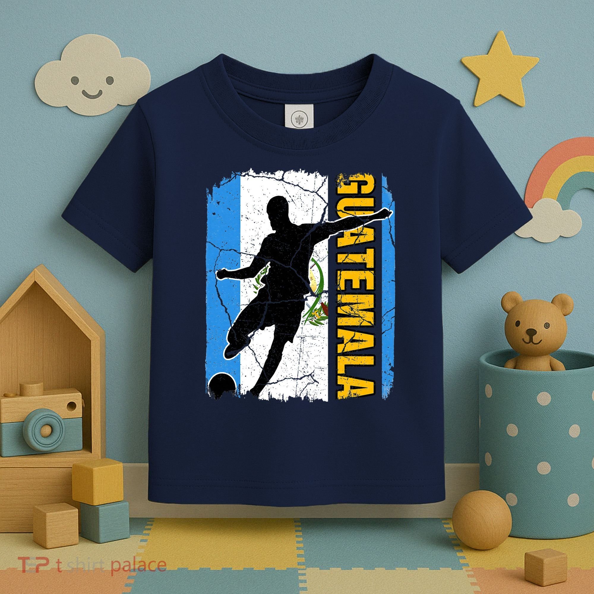 Guatemalan Soccer Team Guatemala Flag Jersey Toddler T-Shirt