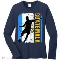 Guatemalan Soccer Team Guatemala Flag Jersey Women's Long Sleeve Shirt thumb 0
