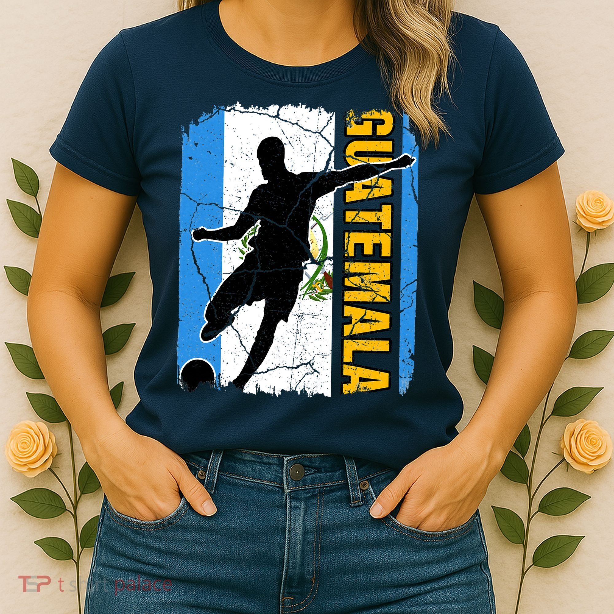 Guatemalan Soccer Team Guatemala Flag Jersey Women's T-Shirt