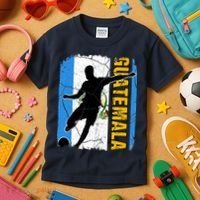 Guatemalan Soccer Team Guatemala Flag Jersey Kids T-Shirt thumb 3