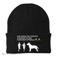 god sends tastiest children to hungriest pitbulls Beanie thumb 0