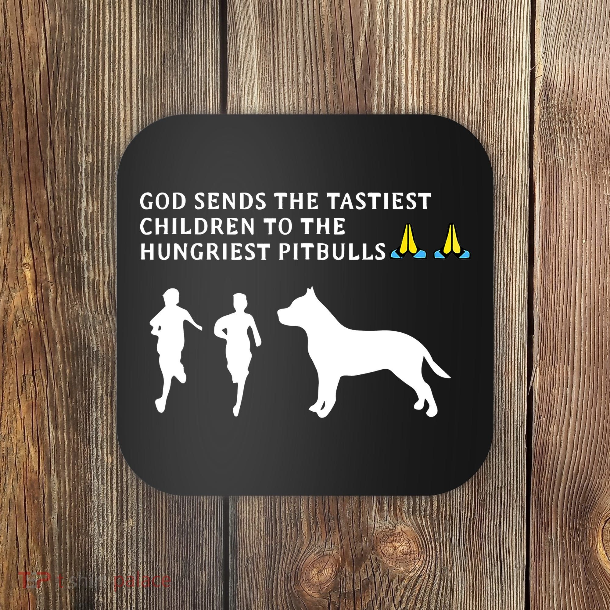 god sends tastiest children to hungriest pitbulls Coaster