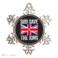 God Save The King Charles III Tee UK Flag Top King Charles Ornament thumb 0