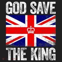 God Save The King Charles III Tee UK Flag Top King Charles Zone Performance Long-Sleeve T-Shirt thumb 2