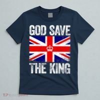 God Save The King Charles III Tee UK Flag Top King Charles T-Shirt thumb 5