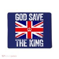 God Save The King Charles III Tee UK Flag Top King Charles Mousepad thumb 0