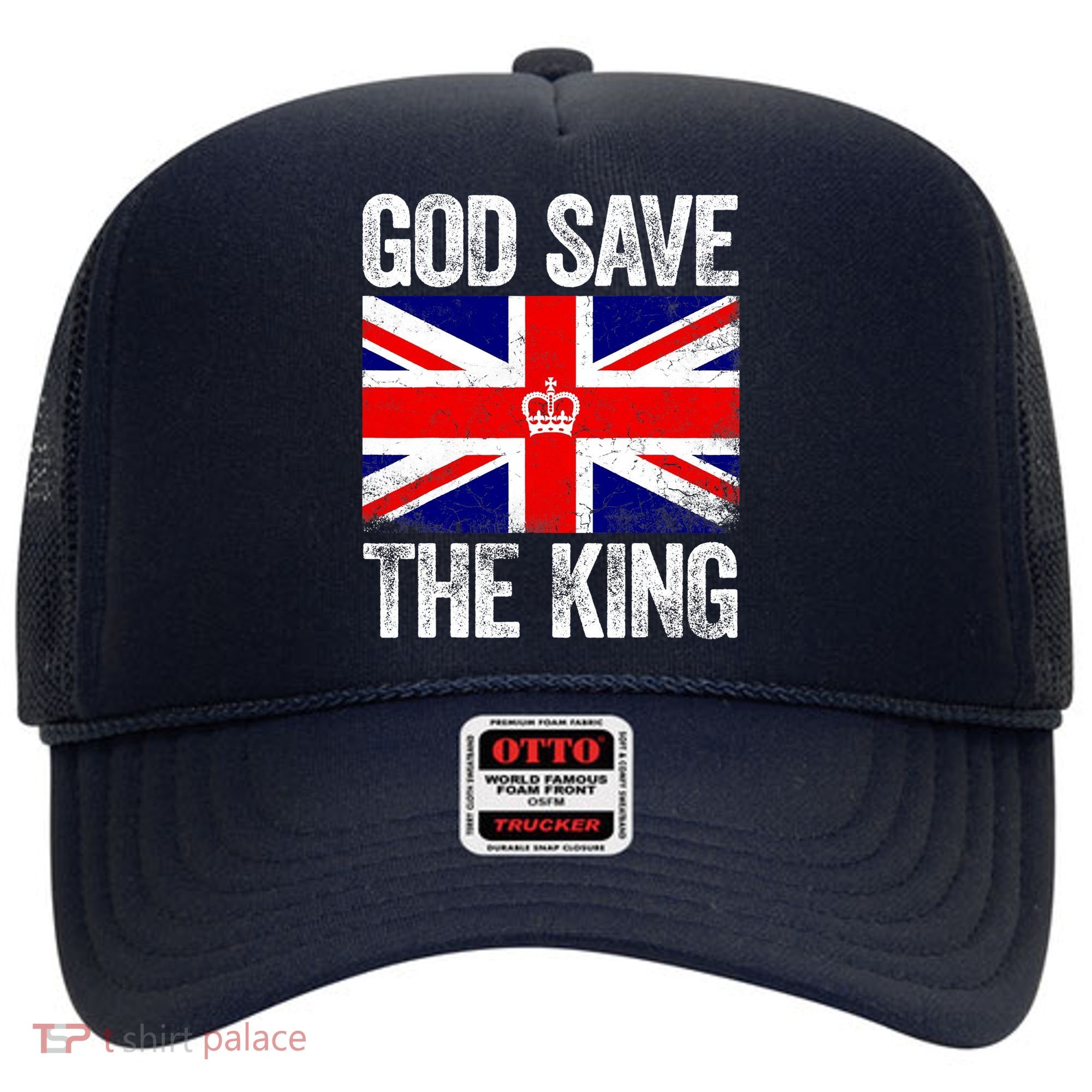 God Save The King Charles III Tee UK Flag Top King Charles Hat