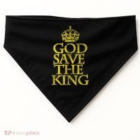 God Save The King King Charles III Apparel USA-Made Doggie Bandana thumb 0