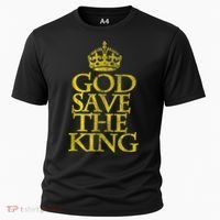 God Save The King King Charles III Apparel Cooling Performance Crew T-Shirt thumb 0