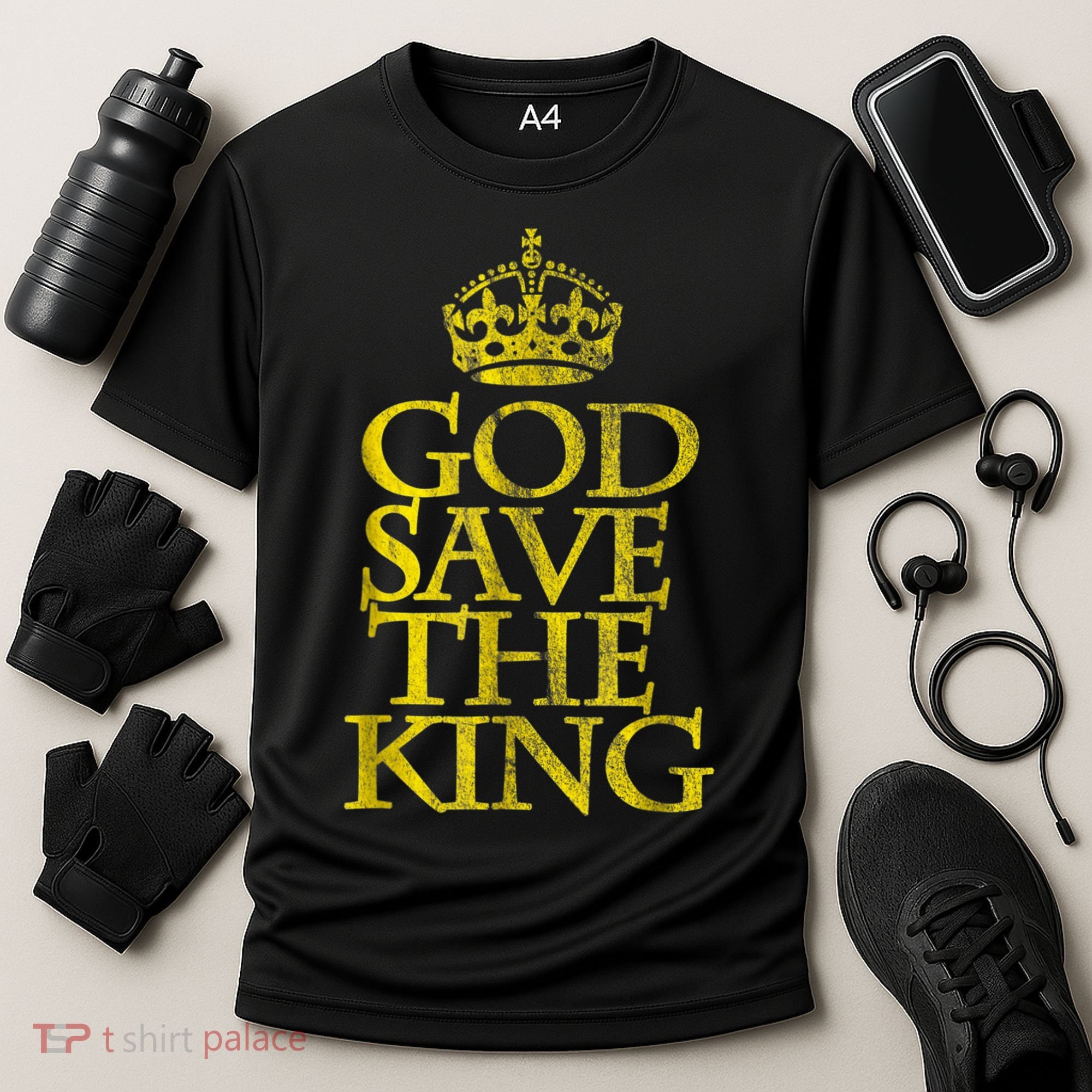 God Save The King King Charles III Apparel Cooling Performance Crew T-Shirt